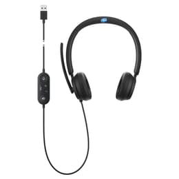 Modern USB Headset 1989 Hoofdtelefoon - microfoon Zwart