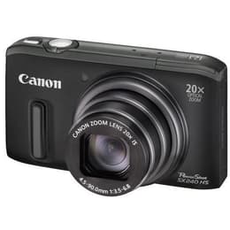 Compactcamera PowerShot SX240 HS - Zwart + Canon Canon Zoom Lens 25-500 mm f/3.5-6.8 f/3.5–6.8