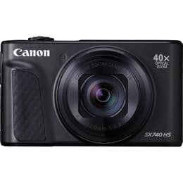 Compactcamera PowerShot SX740 HS - Zwart + Canon Zoom Lens 40X IS 24–960mm f/3.3-6.9 f/3.3-6.9