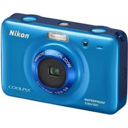 Compactcamera Coolpix S30 - Blauw + Nikon Nikkor 3X Optical Zoom Lens 4.1-12.3mm f/3.3-5.9 f/3.3-5.9