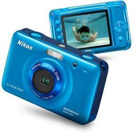 Compactcamera Coolpix S30 - Blauw + Nikon Nikkor 3X Optical Zoom Lens 4.1-12.3mm f/3.3-5.9 f/3.3-5.9