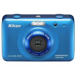 Compactcamera Coolpix S30 - Blauw + Nikon Nikkor 3X Optical Zoom Lens 4.1-12.3mm f/3.3-5.9 f/3.3-5.9
