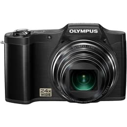 Compactcamera SZ-14 - Zwart + Olympus Olympus 24x Wide Optical Zoom ED 25-600 mm f/3.0-6.9 f/3.0-6.9