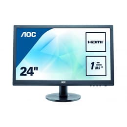 24-inch Aoc E2460SH 1920 x 1080 LCD Beeldscherm Grijs