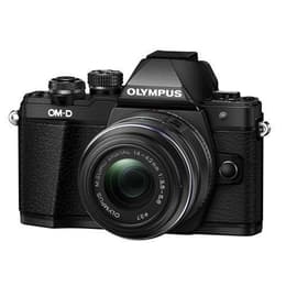 Hybride camera - Olympus OM-D E-M10 II Zwart + Lens M.Zuiko Digital ED 14-42mm f/3.5-5.6