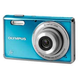 Compactcamera FE-4000 - Turquoise + Olympus 4X Optical Zoom 4.65-18.6mm f/2.6-5.9 f/2.6-5.9