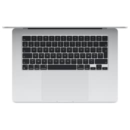 MacBook Air 15" (2023) - Apple M2 met 8‑core CPU en 10-core GPU - 24GB RAM - SSD 256GB - AZERTY - Frans