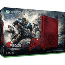 Xbox One S 2000GB - Rood - Limited edition Gears of War 4 + Gears of War 4