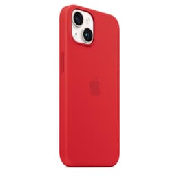Apple Siliconenhoesje iPhone 14 Plus Siliconenhoesje - Silicone Rood