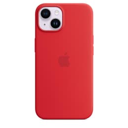 Apple Siliconenhoesje iPhone 14 Plus Siliconenhoesje - Silicone Rood