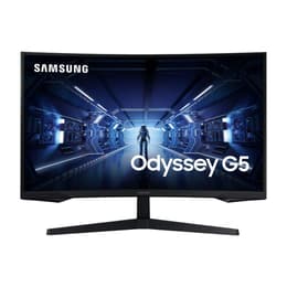 27-inch Samsung Odyssey G5 C27G55TQWR 2560 x 1440 LCD Beeldscherm Zwart