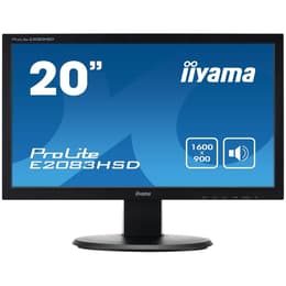 19-inch Iiyama E2083HSD 1024 x 768 LED Beeldscherm Zwart