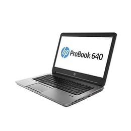 HP ProBook 640 G1 14" Core i3 2.4 GHz - SSD 128 GB - 4GB QWERTZ - Duits