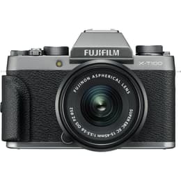 Hybrid Fujifilm X-T100 - Grijs/Zwart + Lens Fujifilm 15-45mm f/3.5-5.6 OIS PZ