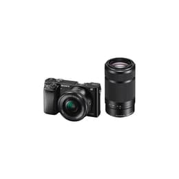 Hybride camera A6000 - Zwart + Sony E 16-50mm F3.5-5.6 PZ OSS + E 55-210mm F4.5-6.3 OSS f/3.5-5.6 +f/4.5-6.3