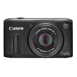 Compactcamera PowerShot SX260 HS - Zwart + Canon Zoom Lens 20x IS f/3.5-6.8