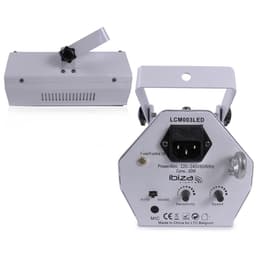 Lytor PACK DE 5 JEUX DE LUMIÈRES 2 PAR-MINI Ibiza + OVNI UFO 48 LEDS + 1 DERBY RGBW + 1 GOBO FLOWER Verlichting
