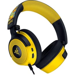 Kraken V4 X Pokemon Edition geluidsdemper gaming Hoofdtelefoon - bedraad microfoon Geel