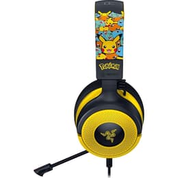 Kraken V4 X Pokemon Edition geluidsdemper gaming Hoofdtelefoon - bedraad microfoon Geel