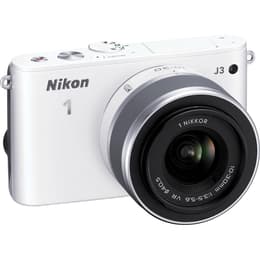 Hybride camera 1 J3 - Wit + Nikon 1 Nikkor 10-30mm f/3.5-5.6 VR f/3.5-5.6