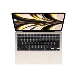 MacBook Air 13" (2022) - Apple M2 met 8‑core CPU en 8-core GPU - 8GB RAM - SSD 256GB - Standaarddisplay - QWERTY - Zweeds