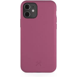 Hoesje iPhone 11 - Natuurlijk materiaal - Roze