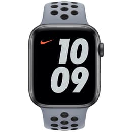 Apple Watch (Series 6) 2020 GPS 44 mm - Aluminium Spacegrijs - Sportbandje van Nike Grijs
