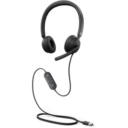 Modern USB Hoofdtelefoon - bedraad microfoon Zwart