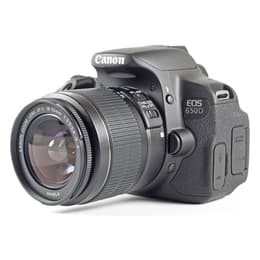 Spiegelreflexcamera Canon EOS 650D - Zwart + lens Canon Zoom Lens EF-S 18-55mm f/3.5-5-6 IS STM
