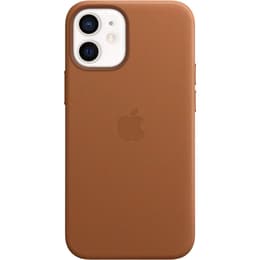 Apple Leren hoesje iPhone 12 mini Leren hoesje - Leer Bruin