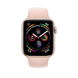 Apple Watch (Series 4) 2018 GPS + Cellular 40 mm - Aluminium Goud - Sportbandje Roze