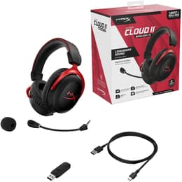 Cloud II gaming Hoofdtelefoon - wireless microfoon Rood/Zwart