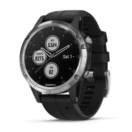 Horloges Garmin Cardio GPS Fénix 5 Plus - Grijs/Zwart