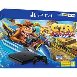 PlayStation 4 Slim 500GB - Zwart + Crash Team Racing: Nitro-Fueled