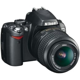 Spiegelreflexcamera Nikon D60 - Zwart + Nikon AF-S DX Nikkor 18-55mm f/3.5-5.6G VR + AF-S DX Nikkor 55-200mm f/4-5.6G VR f/3.5-5.6 + f/4-5.6