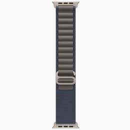 Apple Watch Ultra 2 (2023) GPS + Cellular 49 mm - Titanium Naturel titanium - Alpine-bandje Blauw