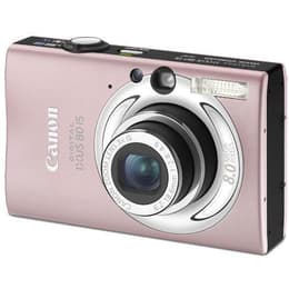 Compactcamera Digital Ixus 80 IS - Roze + Canon Zoom Lens 3x 38-114mm f/2.8-4.9 IS f/2.8-4.9