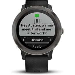 Horloges Garmin Cardio GPS Vivoactive 3 - Zwart