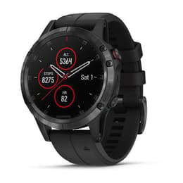 Horloges Garmin Cardio GPS Fenix 5 Plus - Zwart