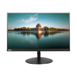 24-inch Lenovo ThinkVision T24I-10 1920 x 1080 LCD Beeldscherm Zwart