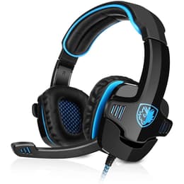 SA-901 gaming Hoofdtelefoon - bedraad microfoon Zwart/Blauw