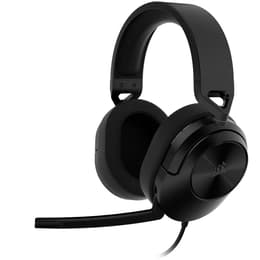 HS55 Stereo geluidsdemper gaming Hoofdtelefoon - bedraad microfoon Zwart