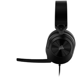 HS55 Stereo geluidsdemper gaming Hoofdtelefoon - bedraad microfoon Zwart