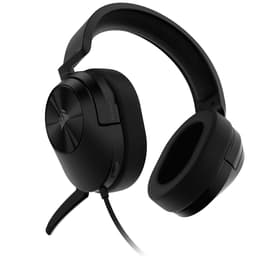 HS55 Stereo geluidsdemper gaming Hoofdtelefoon - bedraad microfoon Zwart