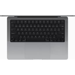 MacBook Pro 14" (2023) - Apple M3 met 8‑core CPU en 10-core GPU - 8GB RAM - SSD 1000GB - Standaarddisplay - QWERTY - Nederlands