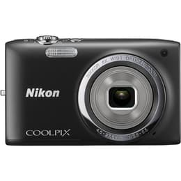 Compactcamera Coolpix S2700 - Zwart + Nikon Nikkor Wide Optical Zoom 26-156 mm f/3.5-6.5 f/3.5-6.5