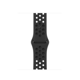 Apple Watch Series 7 (2021) GPS 41 mm - Aluminium Midnight - Sportbandje van Nike Zwart