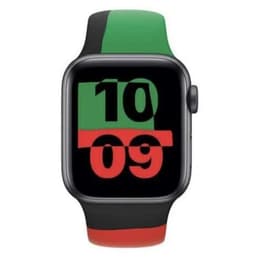 Apple Watch (Series 6) 2020 GPS 40 mm - Aluminium Zwart - Sportbandje