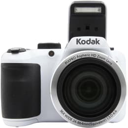 Hybride camera PixPro AZ365 - Wit + Kodak PixPro Aspheric HD Zoom Lens 24-864mm f/3.0-6.6 f/3.0-6.6