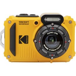 Compactcamera - Kodak Pixpro WPZ2 Pixpro WPZ2 Geel/Zwart + Lens Kodak Pixpro Lens 4x Wide 27-108mm f/3-6.6